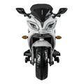 Motocicleta Montable Electrica Deportiva Niño Luces Musica Color Blanco-6