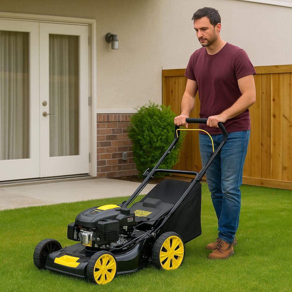 Cortacesped Gasolina 6.5hp 170cc Recolector-2