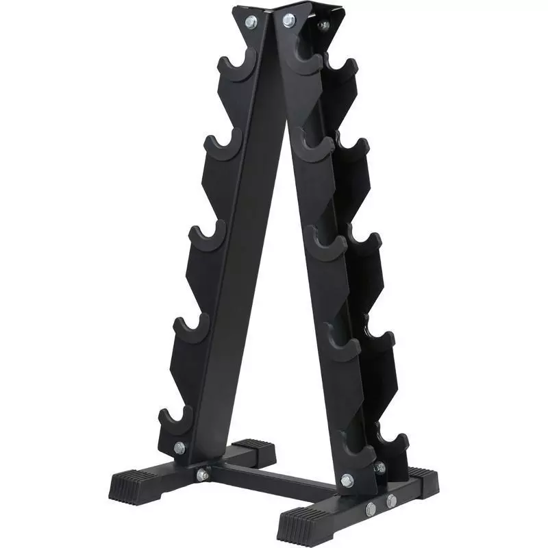 Rack Mancuernas Centurfit Gym Estante 5 Pares Pesas Torre-0