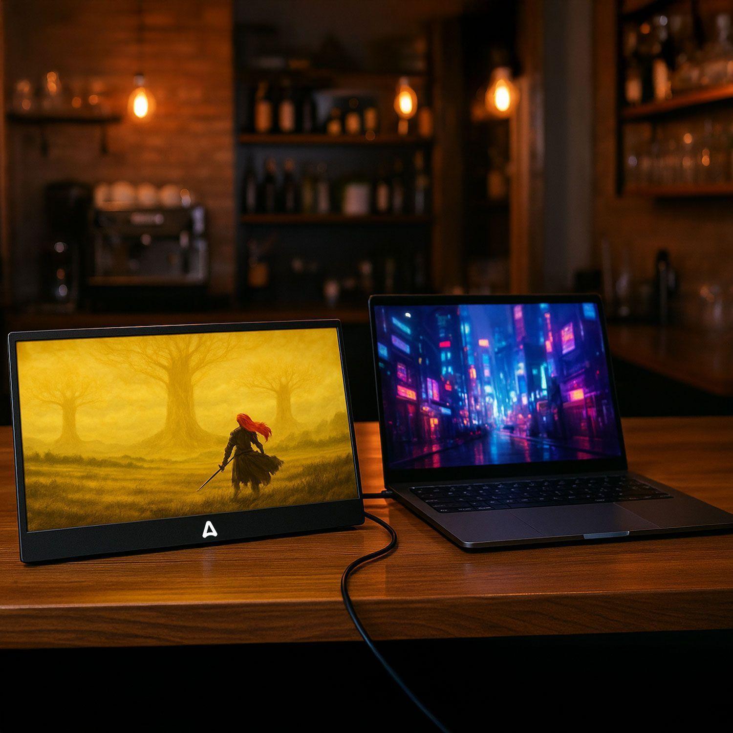 Monitor Portátil Gamer 15.6  Full Hd Parlantes Lcd 60 Hz-3