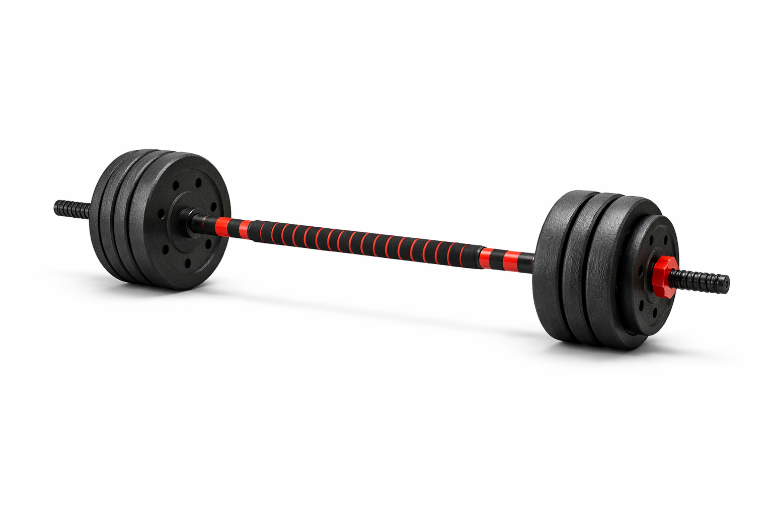 Set Mancuernas Barra Kettlebell Ajustable 3en1 Armable 40kg-4