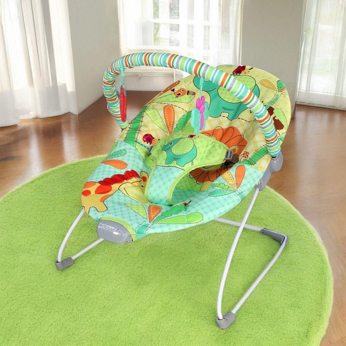 Silla Mecedora Bouncer Bebé Vibradora Eléctrica-3