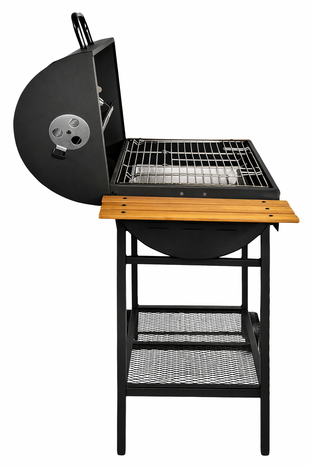 Parrilla Asador a Carbon Quincho Grill Bbq 70cm Movil Ruedas-3
