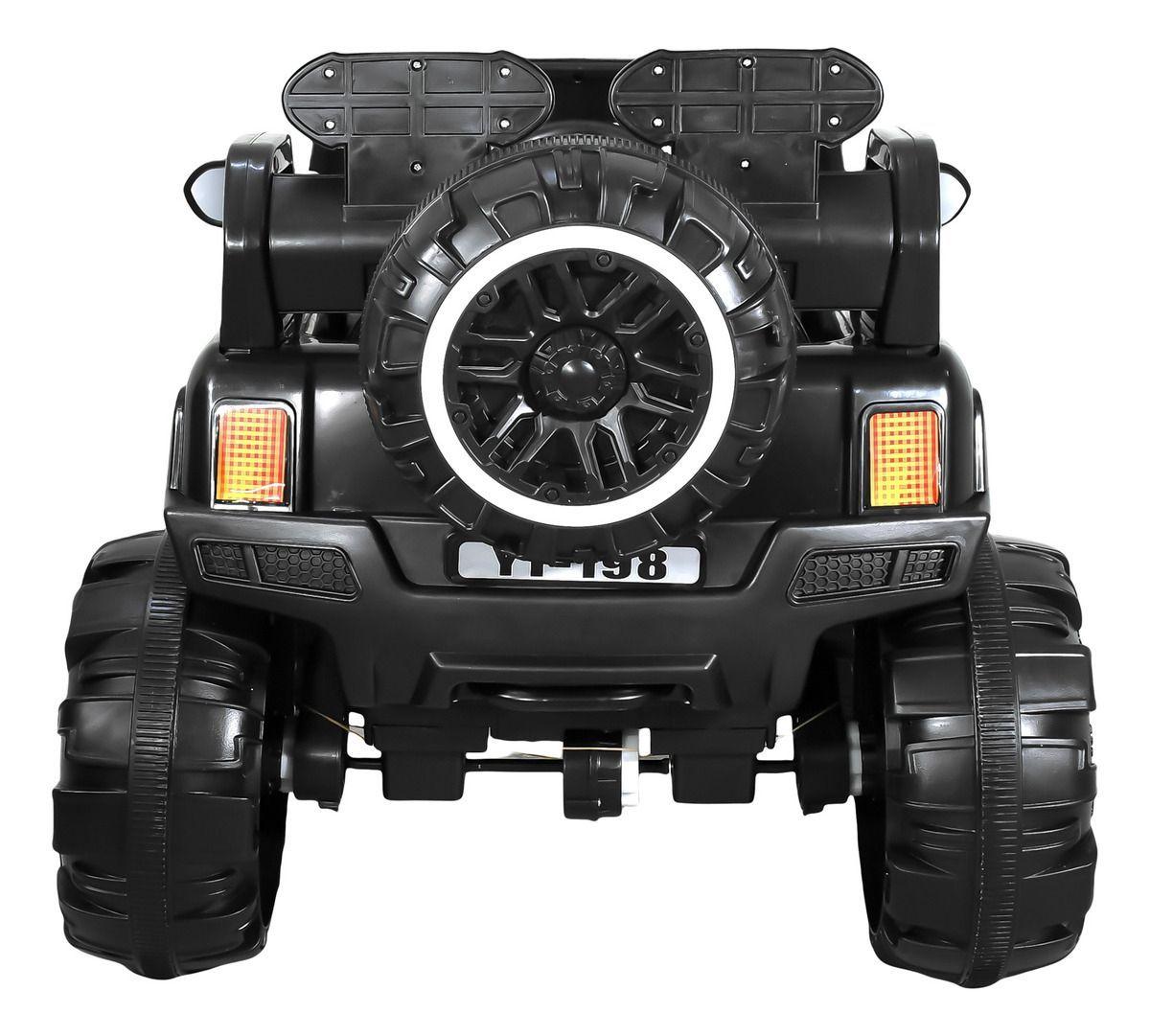 Carro Montable Buggy Eléctrico Con Luces Música Y Control Color Blanco-2