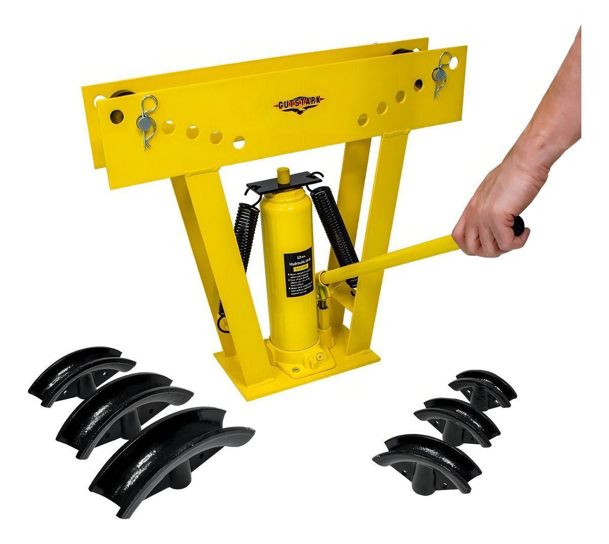 Dobladora Hidraulica Manual De Tubos 12 Ton 1/2" A 2" Gutstark-2