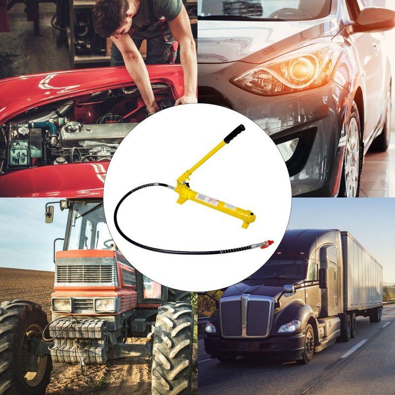 Porto Power Hidraulico Gutstark Automotriz 10ton Estuche Ruedas 16pz-1