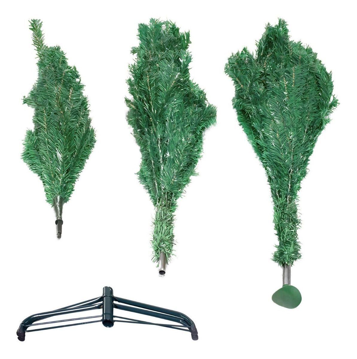 Arbol de Navidad 2.10 M Color Verde 1354 ramas-1