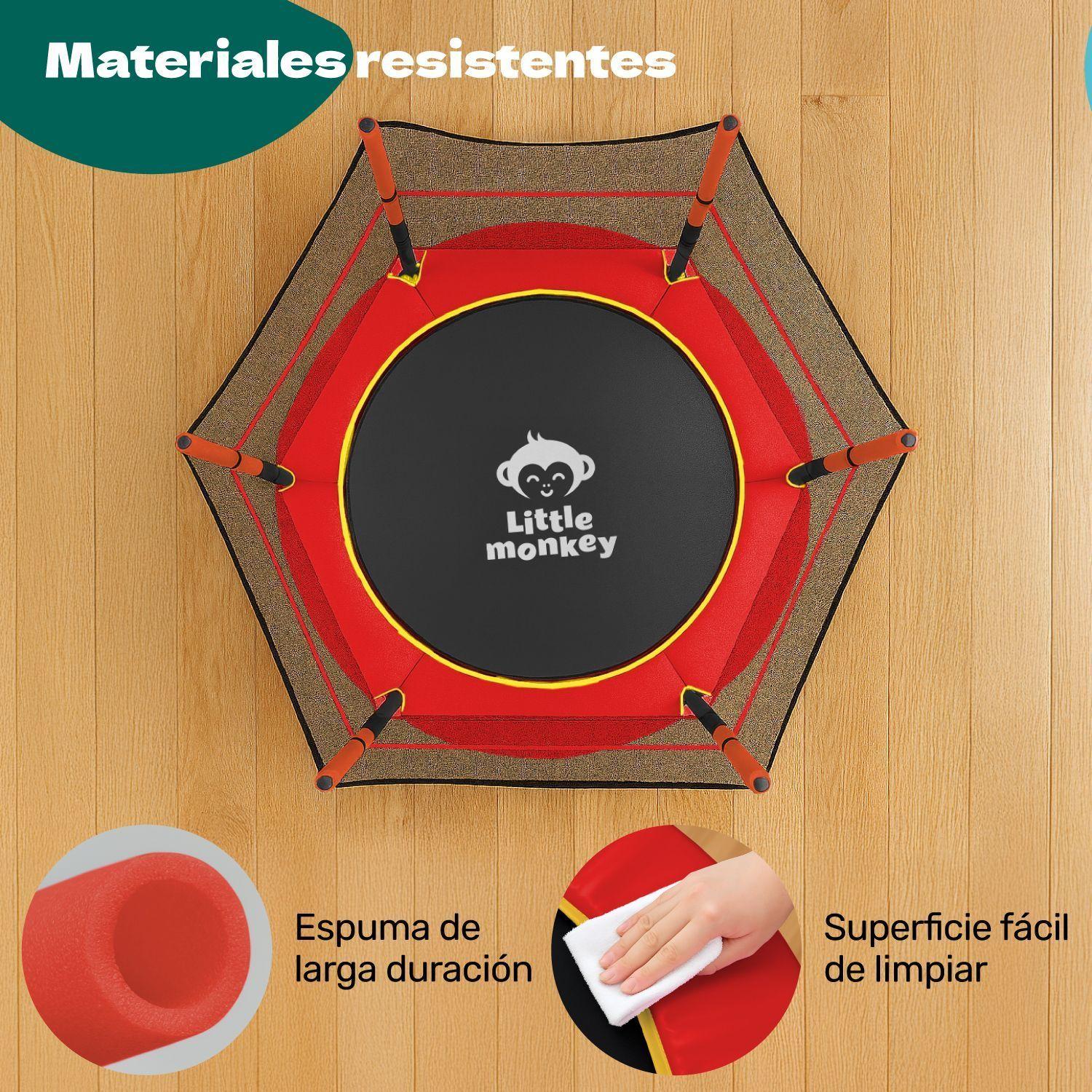 Cama Elastica 1.4M Uso Rudo Niños Trampolin Little Monkey -2