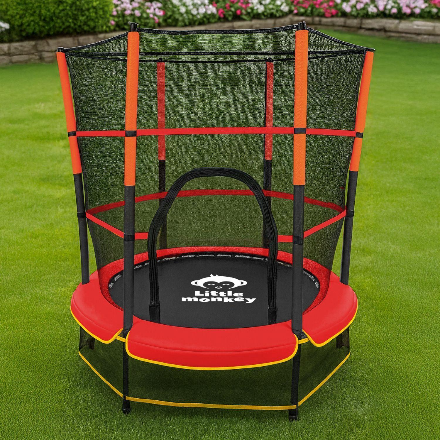 Cama Elastica 1.4M Uso Rudo Niños Trampolin Little Monkey -5