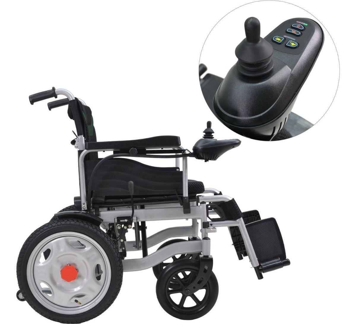 Silla De Ruedas Eléctrica Reforzada 5 Velocidades Joystick-2