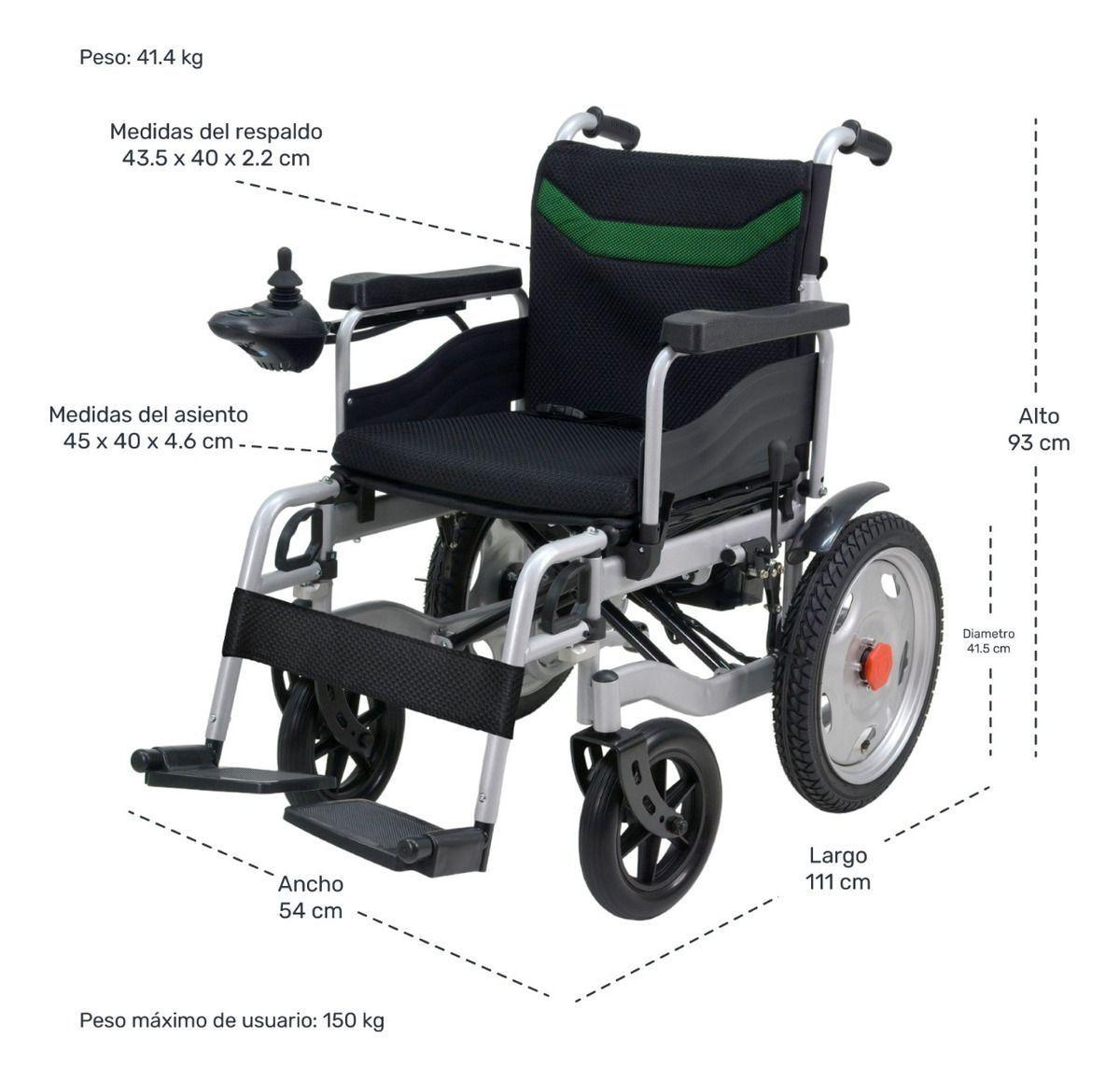 Silla De Ruedas Eléctrica Reforzada 5 Velocidades Joystick-7