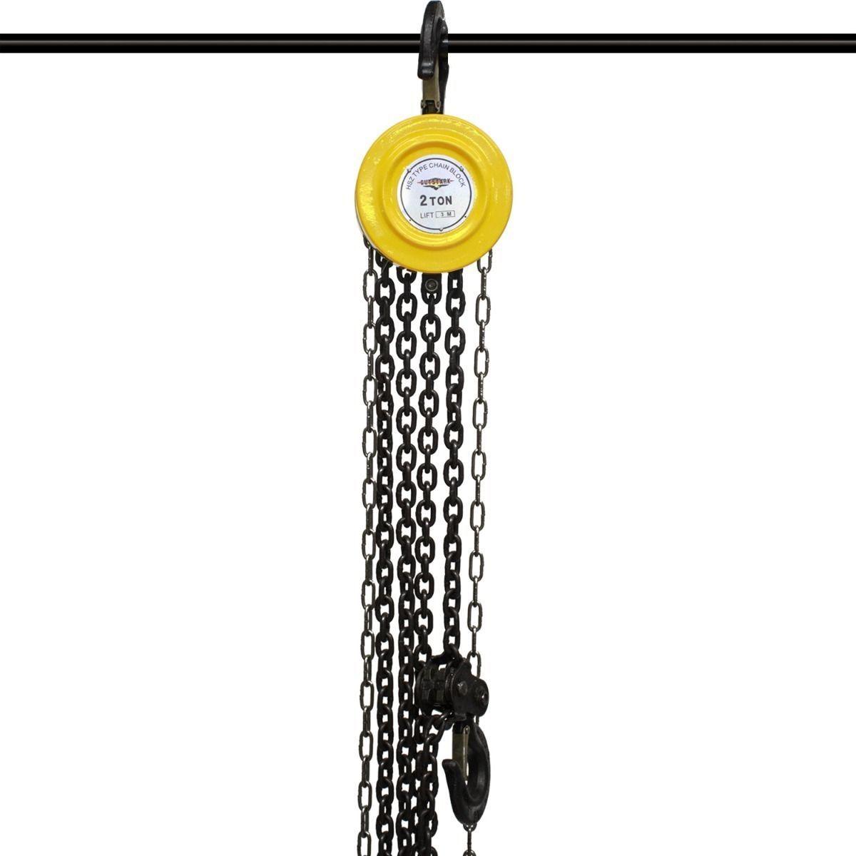 Tecle Manual 2 Toneladas Cadena Con Garrucha 3m-4