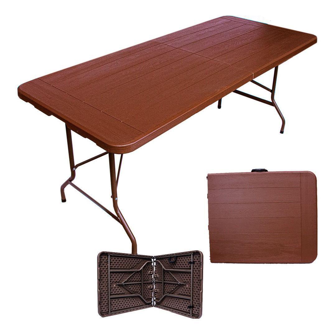 Mesa Plegable Tipo Maleta 180 Cm Jardimex-1