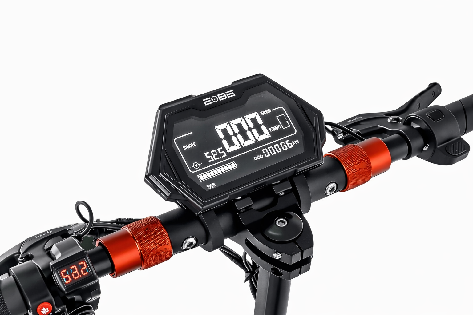 Scooter Eléctrico Centurfit 55 Km/h 40km de Autonomía Negro 1000W Plegable con Asiento-3