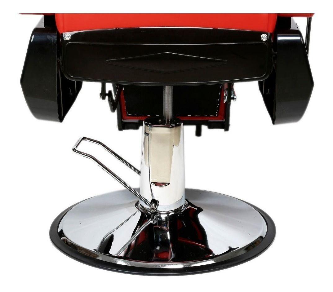 Sillon Barbero Neumatico Nanofort Barberia Peluqueria Spa Negro-4