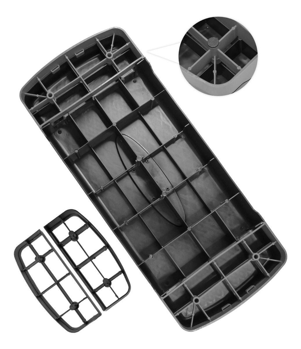 Step Banco Aerobics Fitness Crosfit 9.5 A 15 Cm Ajustable Color Gris-2