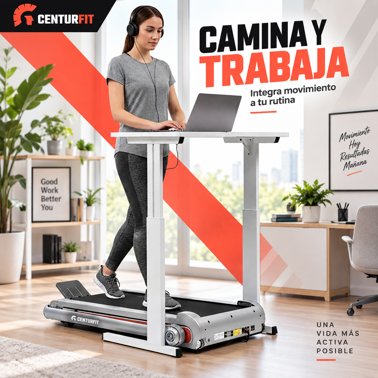 Trotadora Eléctrica Centurfit 1.5 Hp Walkingpad 8 Km/h-3