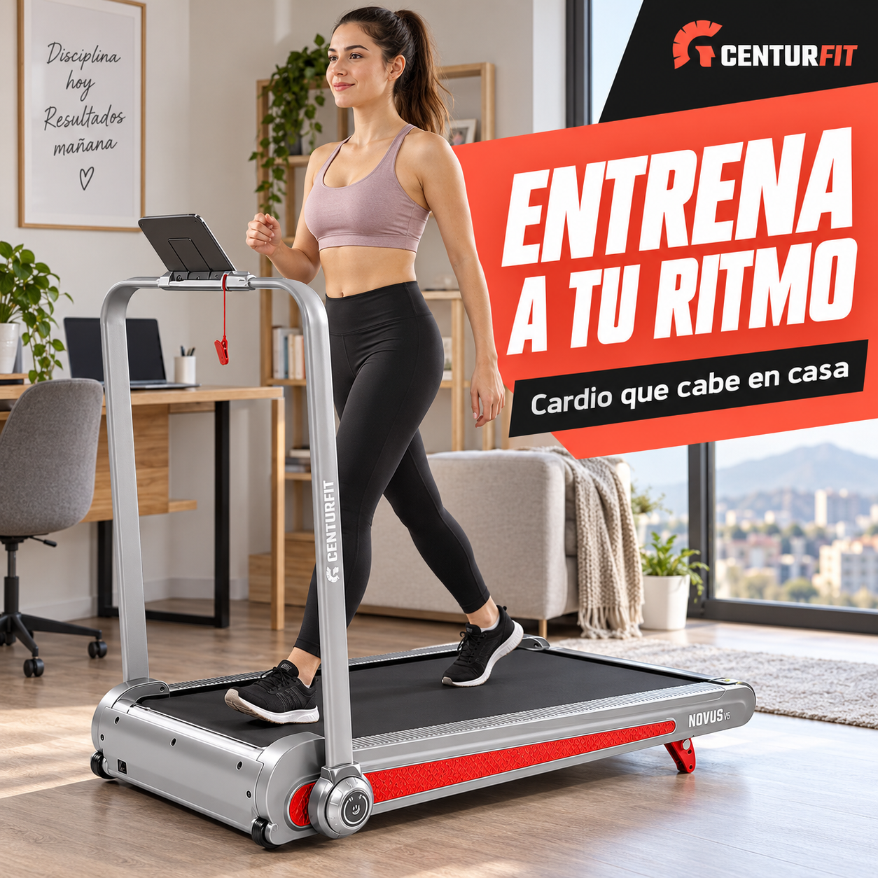 Trotadora Eléctrica Centurfit 1.5 Hp Walkingpad 8 Km/h-4