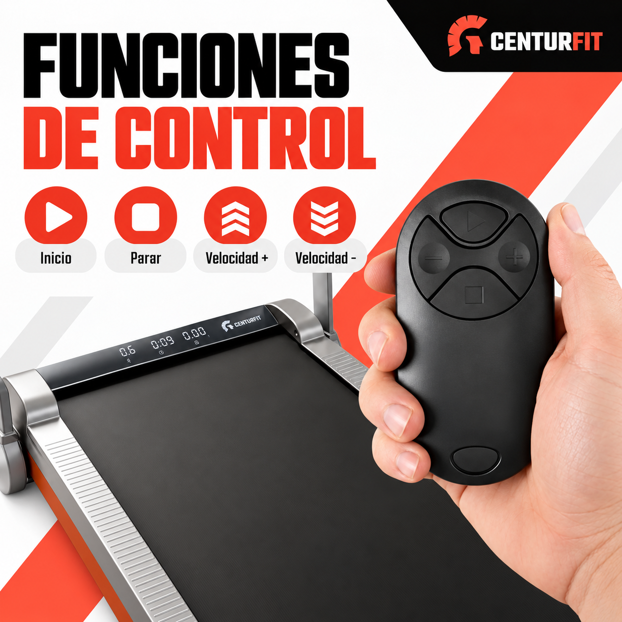 Trotadora Eléctrica Centurfit 1.5 Hp Walkingpad 8 Km/h-7