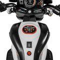 Montable Electrico Motocicleta 12v Niños 2-8 Años Bluetooth Color Blanco-3