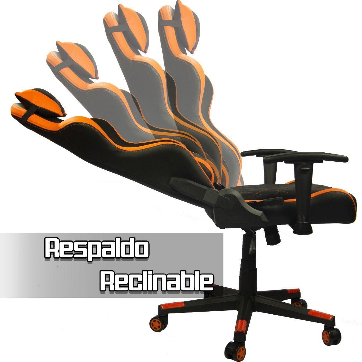Silla Oficina Gamer Ergonomica Escritorio Reclina-3