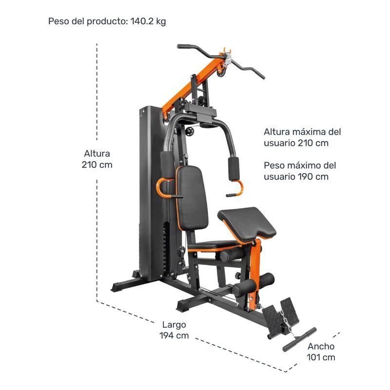 Gimnasio Multifuncional Centurfit 19 Ejercicios Brazo Pierna-7