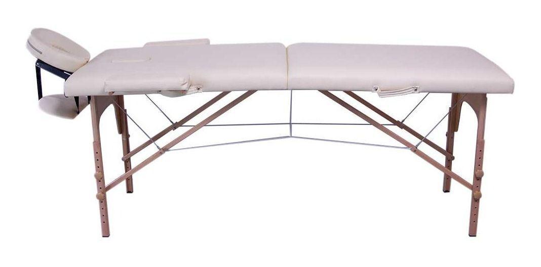 Camilla Masaje 2 Cuerpos Plegable Portatil Spa Beige-1