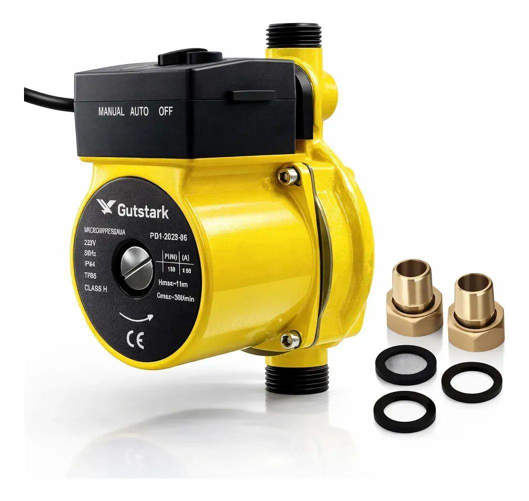 Bomba Presurizadora de Agua Automática 150W Aumenta Presión 30L/min Silenciosa -0