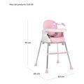 Silla Alta De Comer Para Bebe 3 En 1 Con Juguetes-2