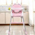 Silla Alta De Comer Para Bebe 3 En 1 Con Juguetes-7