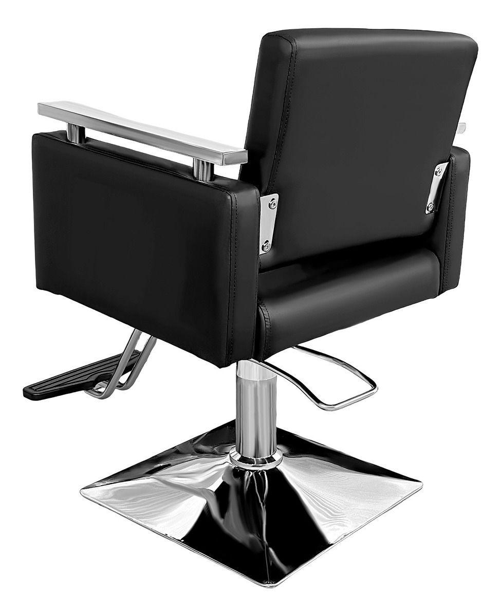 Silla Sillon Barberia Estetica Hidraulico De Respaldo Fijo-4