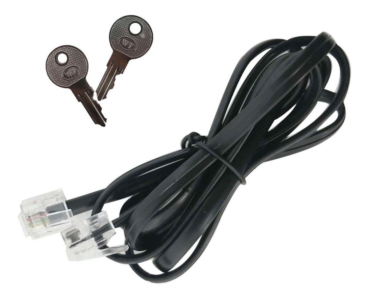 Caja Gaveta Dinero Metalica Registradora Apertura Electronica 5 Billetes 2 Llave-5