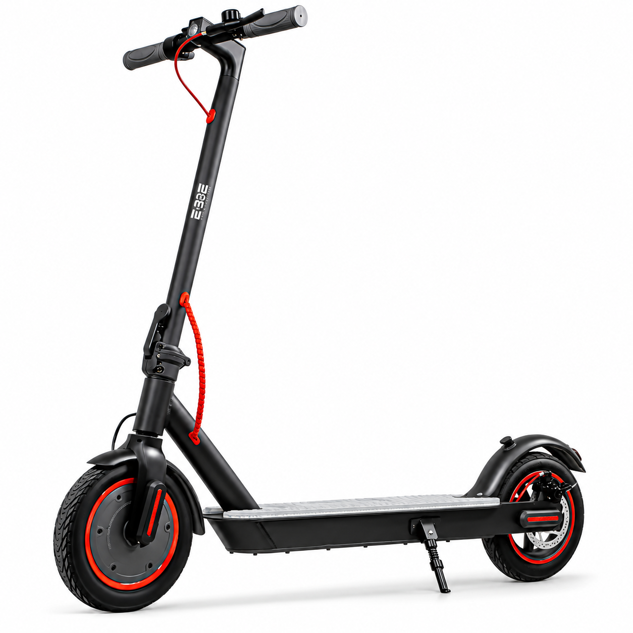 Scooter Electrico Plegable E-be Lx30 Monopatin 32km Led 500w Color Negro-0