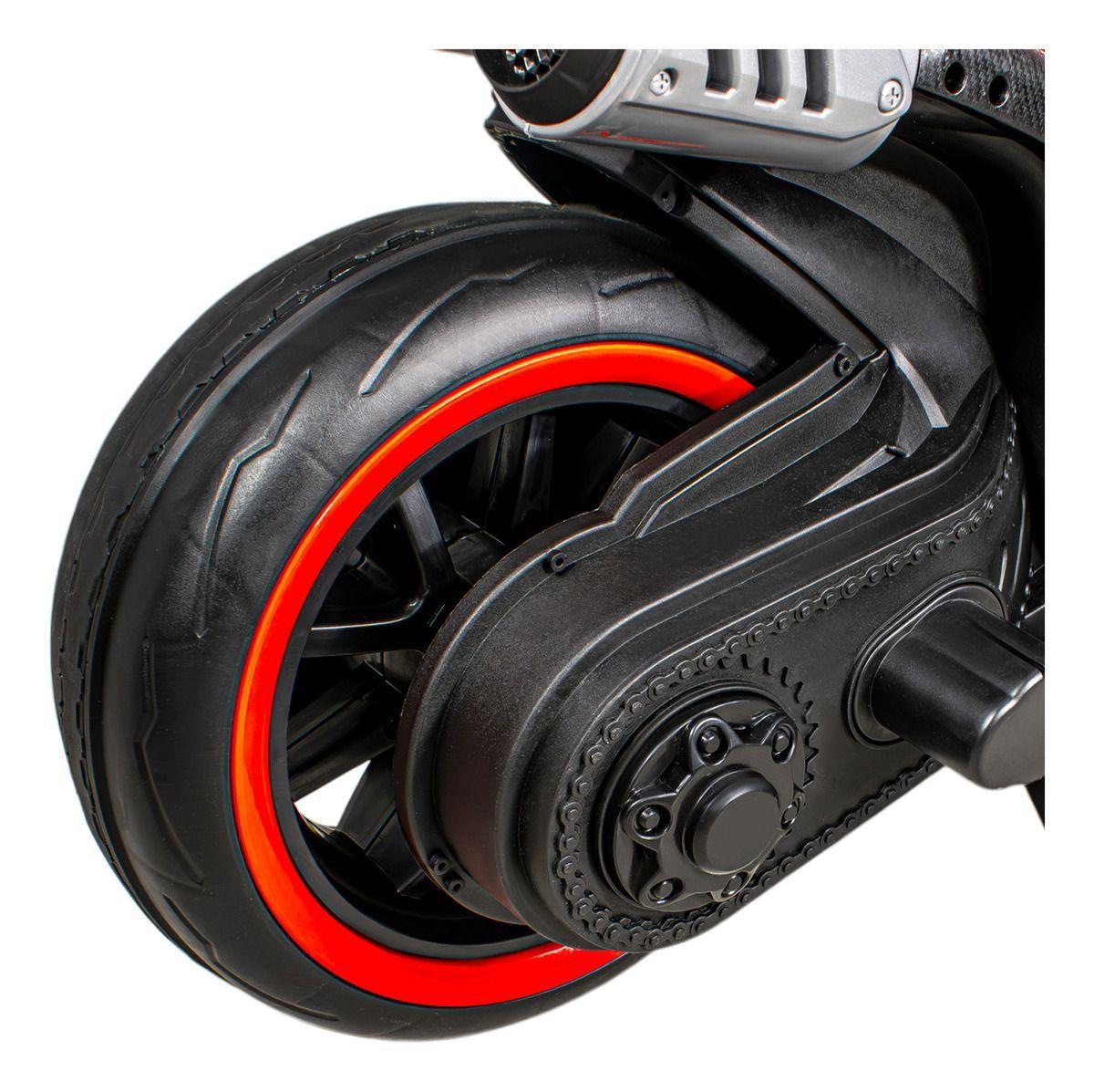 Motocicleta Deportiva Electrica Moto Montable Niño 12v Color Rojo-2