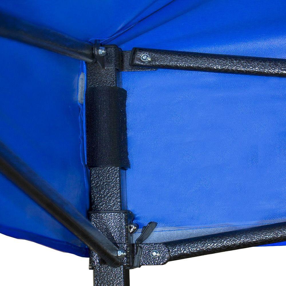 Toldo Plegable Jardimex 2x3 Carpa Impermeable Protección UV Azul-2