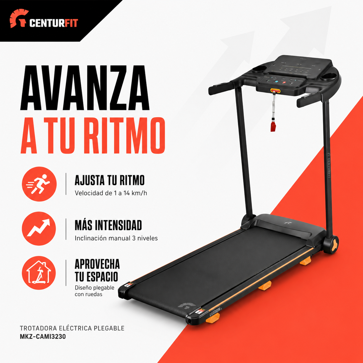 Trotadora El ctrica Plegable 2 75 HP 14km Bluetooth App Inclinaci n-2