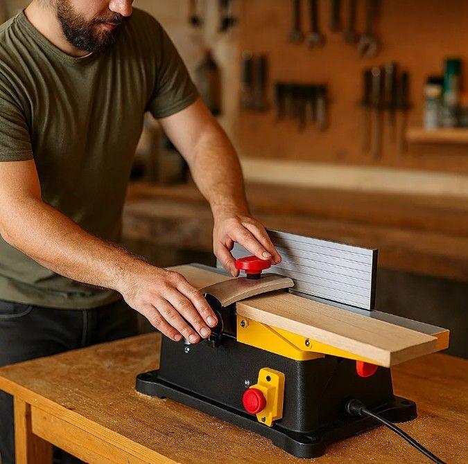 Cepillo Canteador Eléctrico 1800w 204mm 2 Cuchillas Pro-1