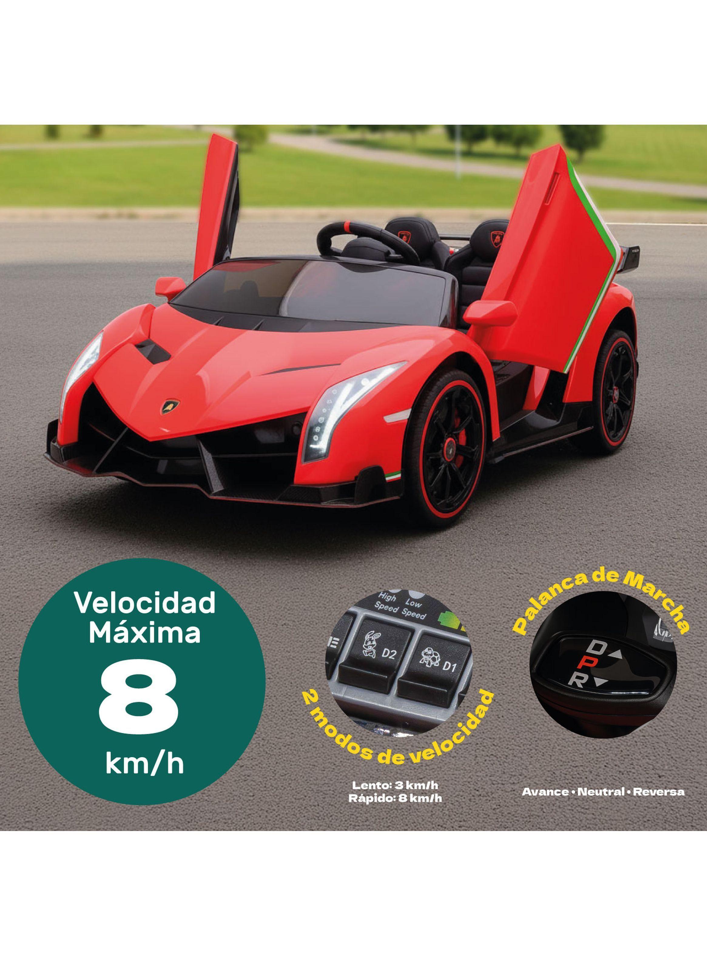 Auto Eléctrico Infantil Tipo Lamborghini 12V Control Remoto Luces Sonido MP3-1