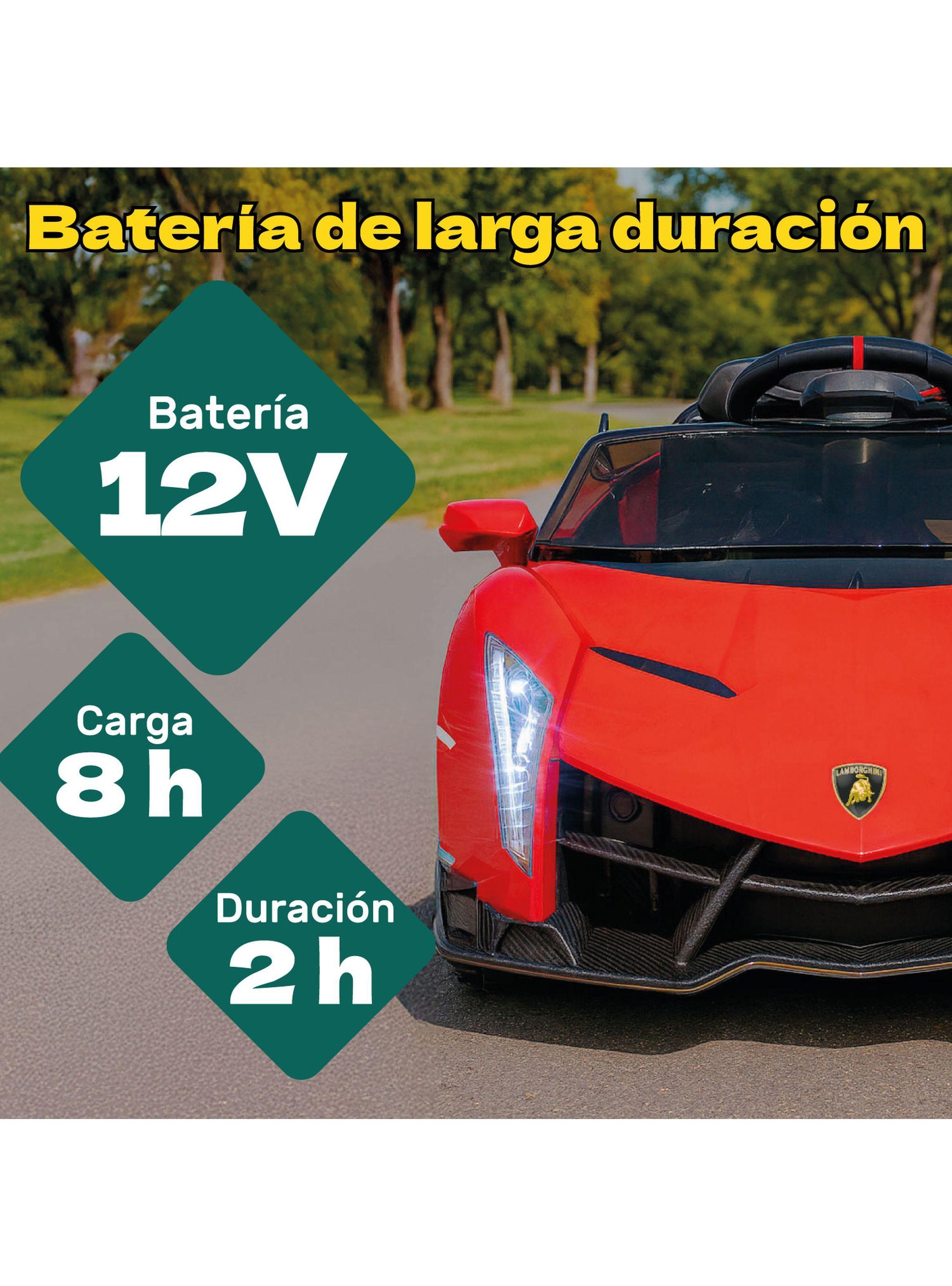 Auto Eléctrico Infantil Tipo Lamborghini 12V Control Remoto Luces Sonido MP3-2