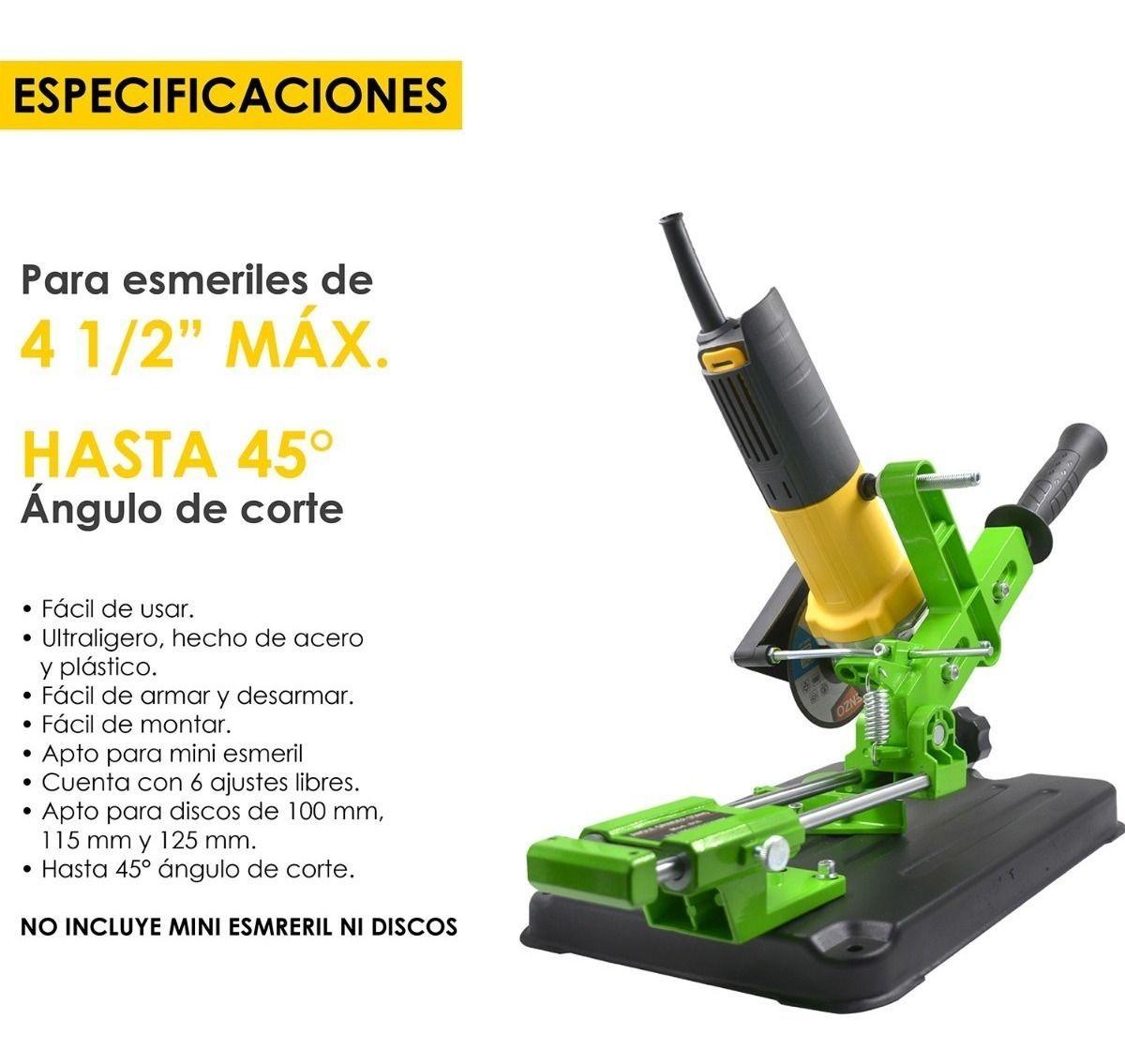 Soporte Esmeril Angular Amoladora Corte Diametro 100 A 125-3
