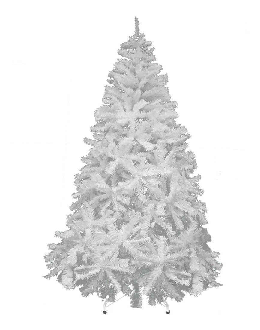 Arbol Navidad 1.90M Artificial Blanco  Tupido Frondoso 842 ramas-0