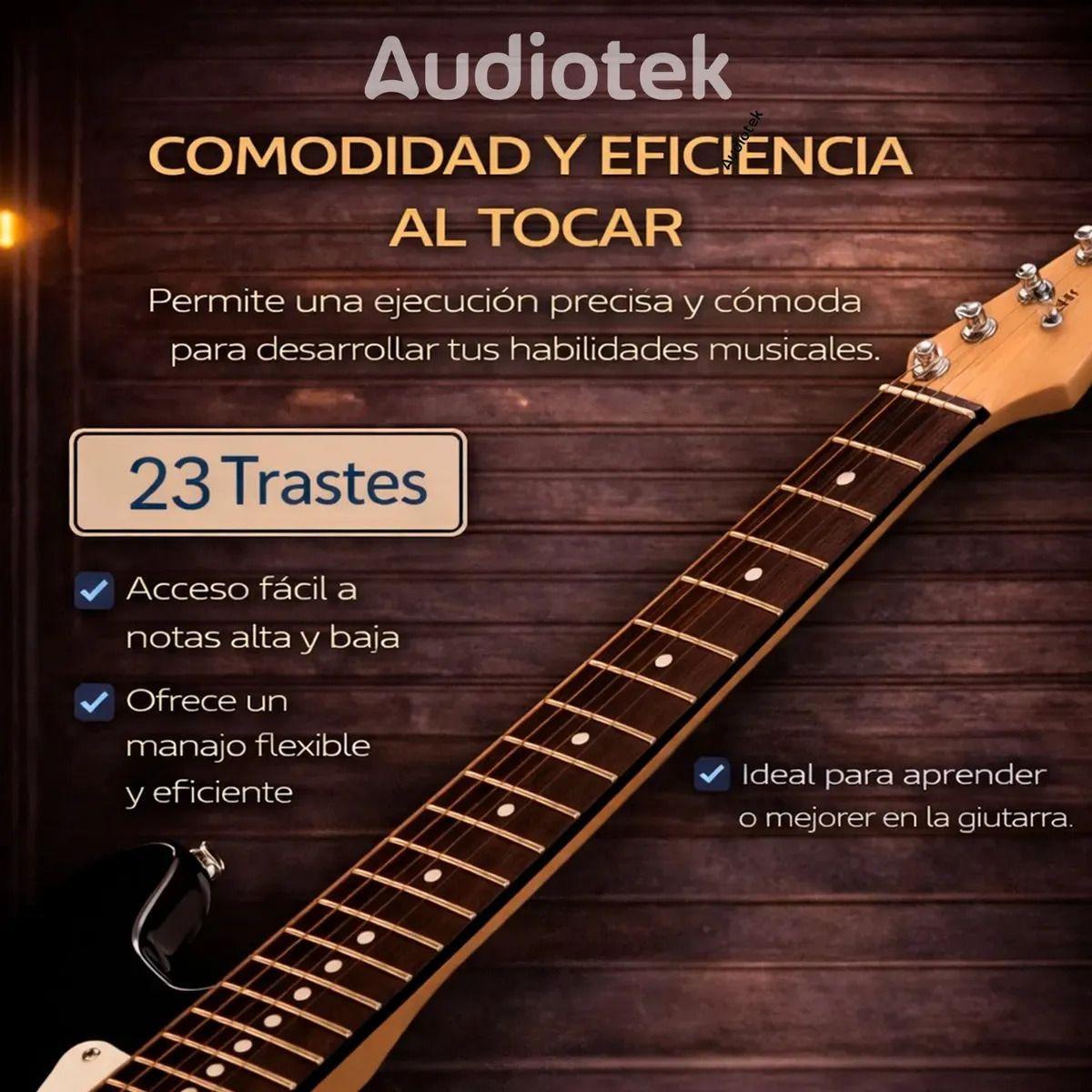 Guitarra Electrica Con Amplificador Audiotek-3