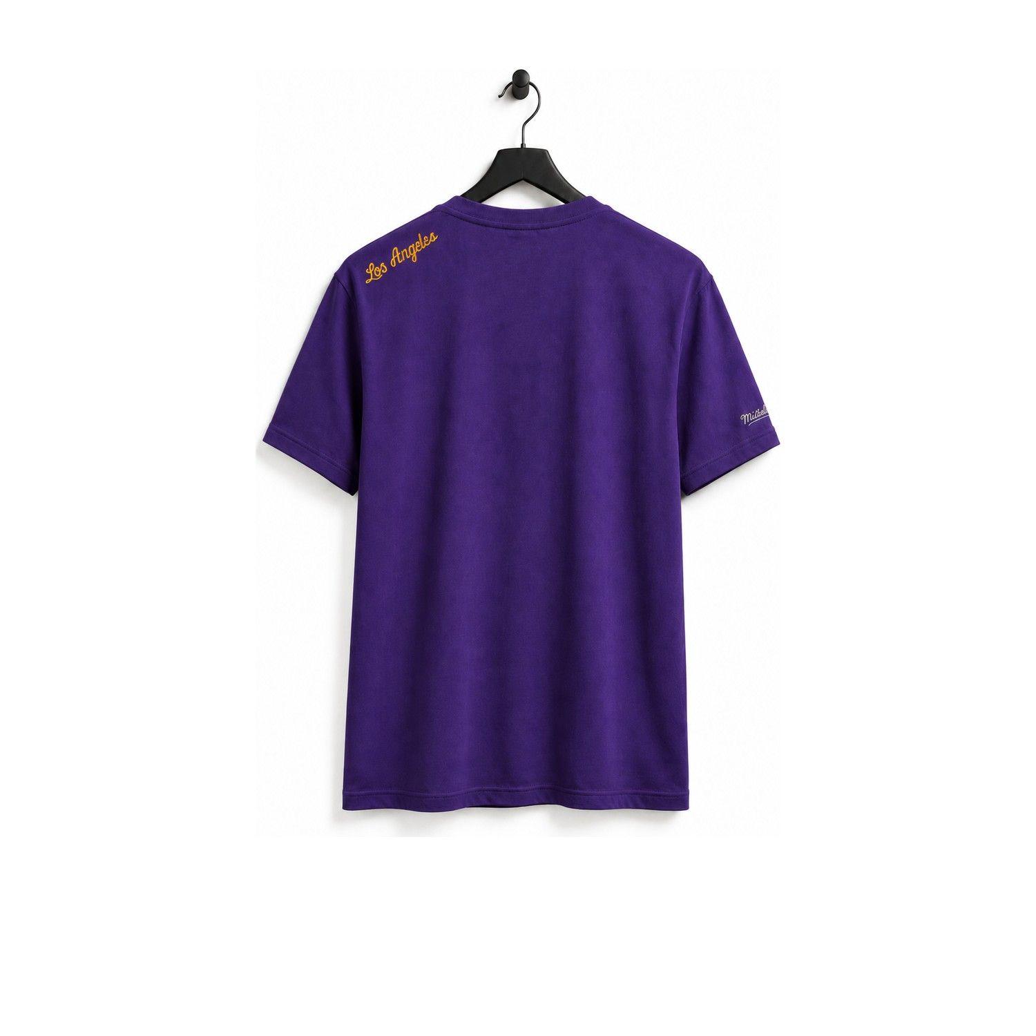 NBA Polera Match UP Hombre Los Angeles Lakers Purpura-1