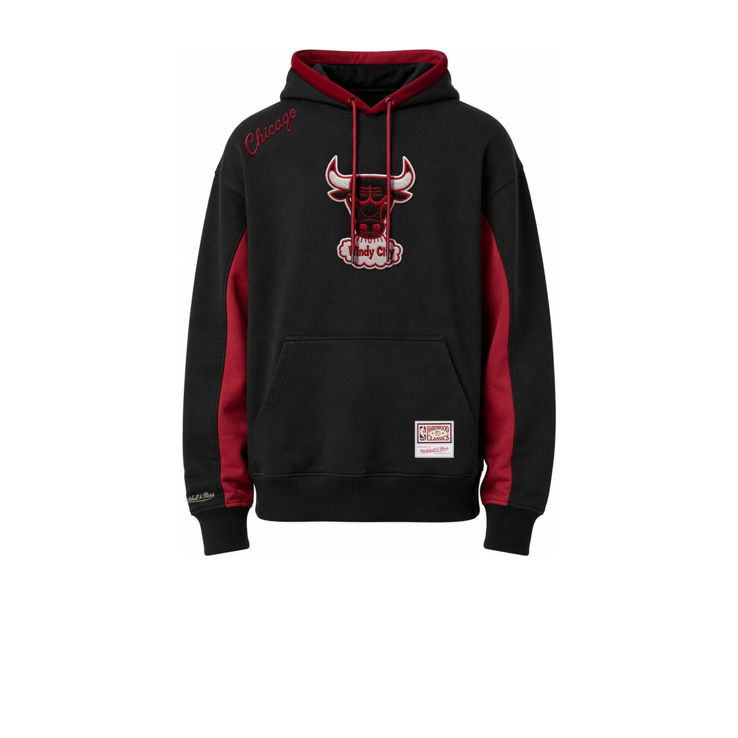 NBA Polerón Match UP Hombre Chicago Bulls Negro-4