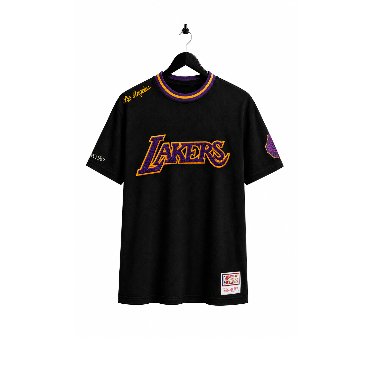 NBA Polera Match UP Hombre Los Angeles Lakers Negro-0