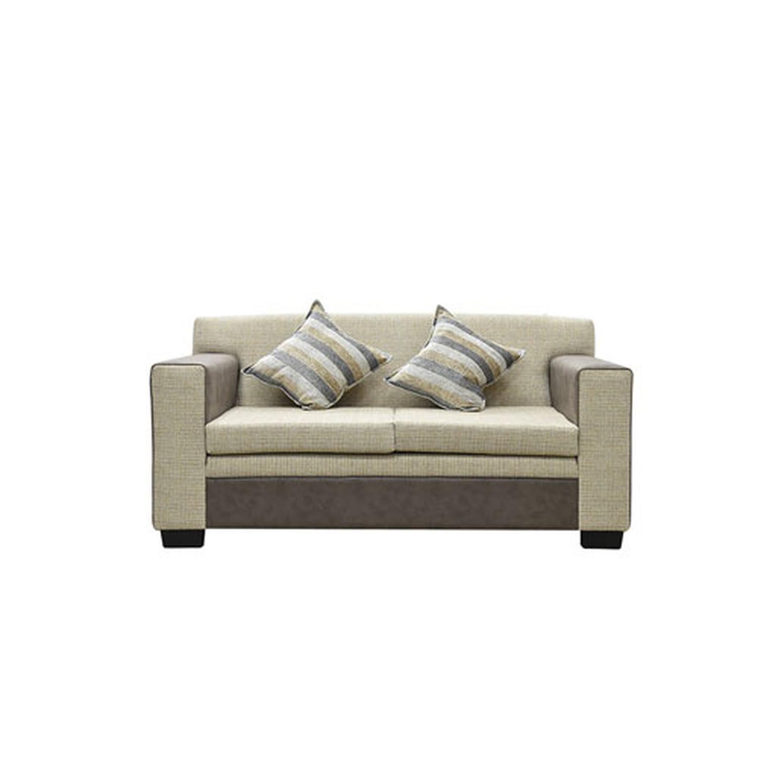 Sofá Sueco 2 Cuerpos Tela 21/410 Beige-1