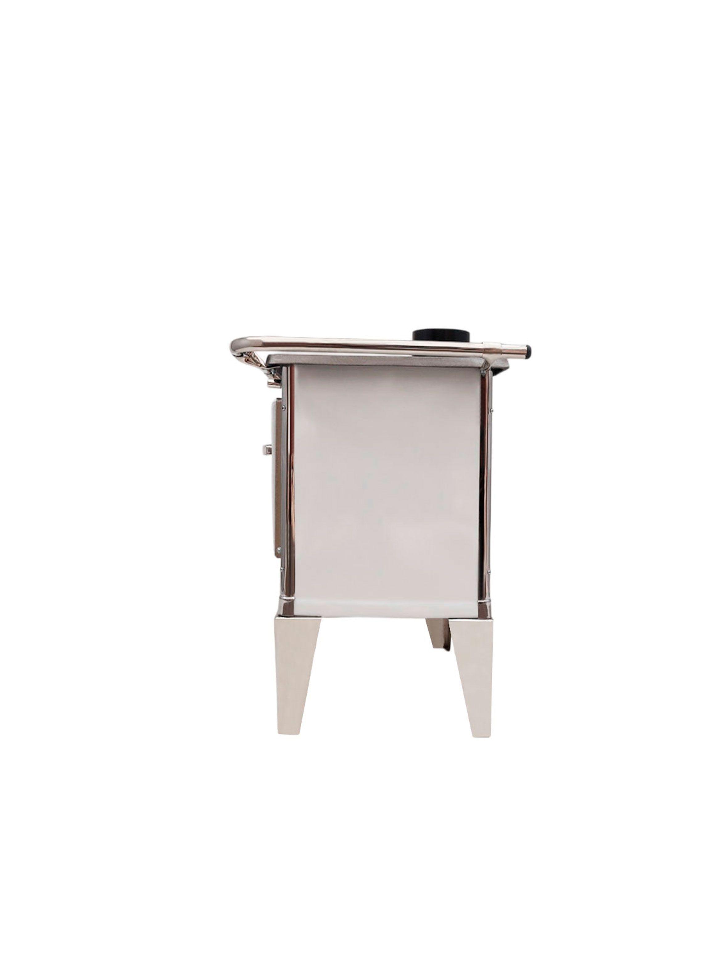 Cocina a Leña 3P modelo tradicional 65×46 Color Blanco-5