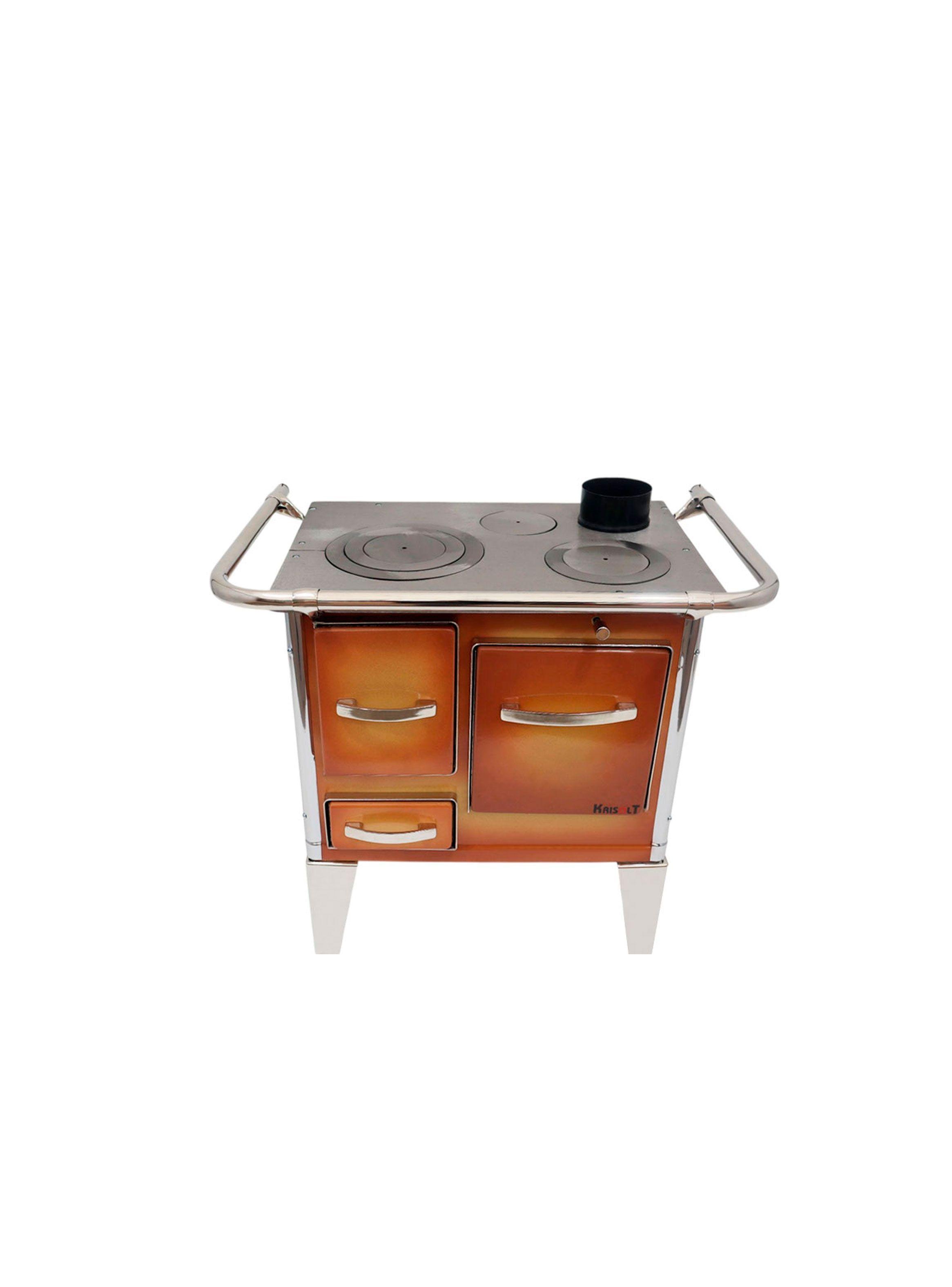 Cocina a Leña 3P modelo tradicional 65×46 Color Difumado + Kit de Instalación-3