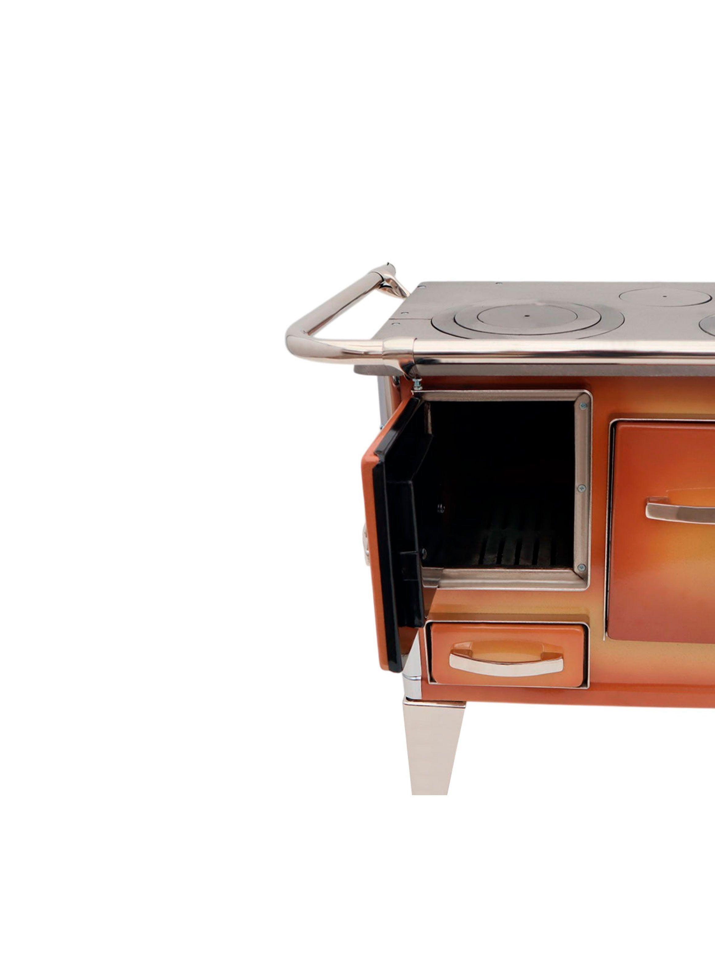 Cocina a Leña 3P modelo tradicional 65×46 Color Difumado + Kit de Instalación-4