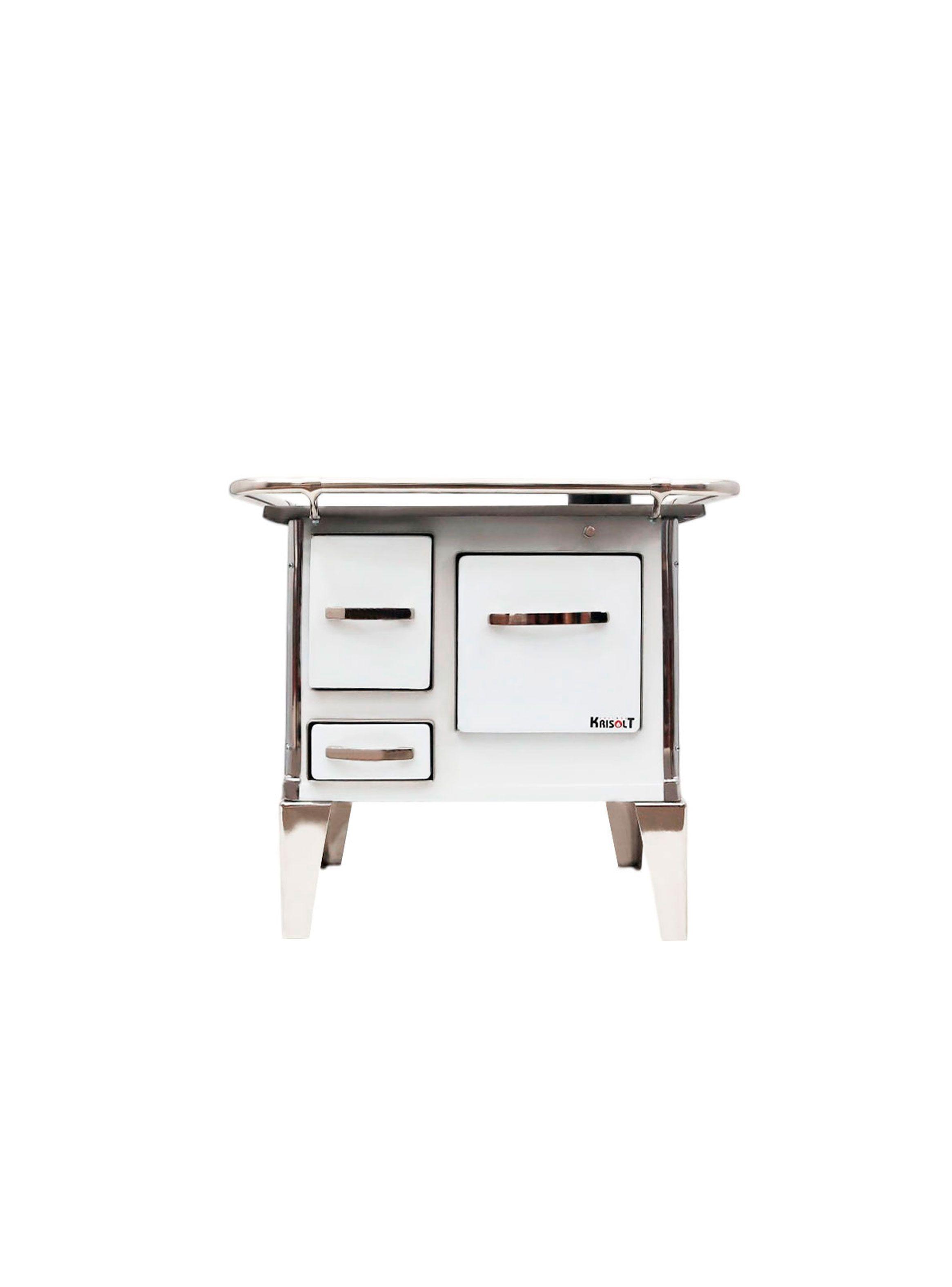 Cocina a Leña 4P Modelo tradicional 72×56 color Blanco-0
